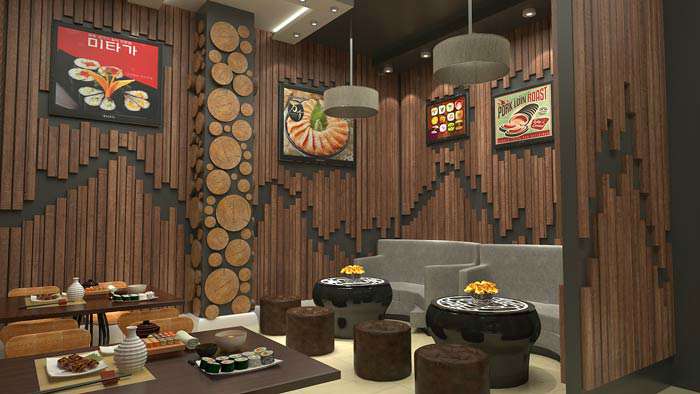 日式快餐廳裝修設(shè)計(jì)效果圖