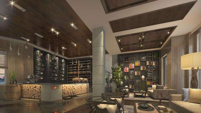 商務(wù)型酒店裝修設(shè)計效果圖