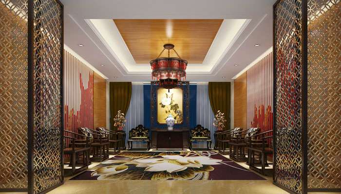 中式風(fēng)格私人會(huì)所裝修設(shè)計(jì)