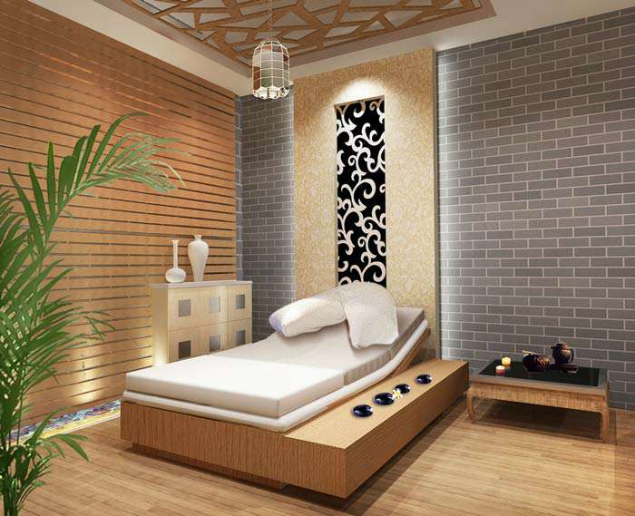 時尚養(yǎng)生館裝修設(shè)計效果圖