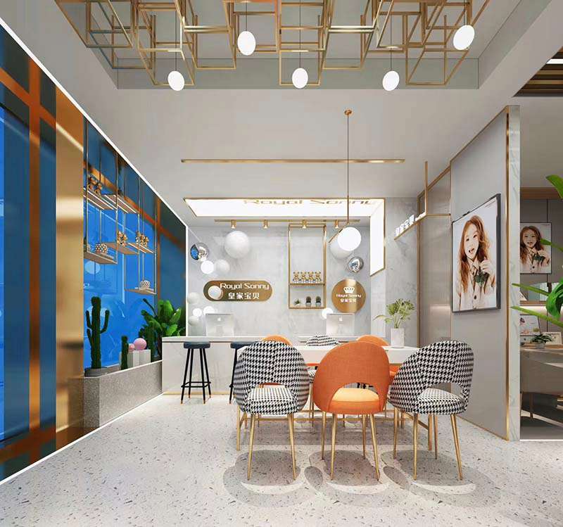 新鄭兒童攝影店裝修設(shè)計(jì)效果圖