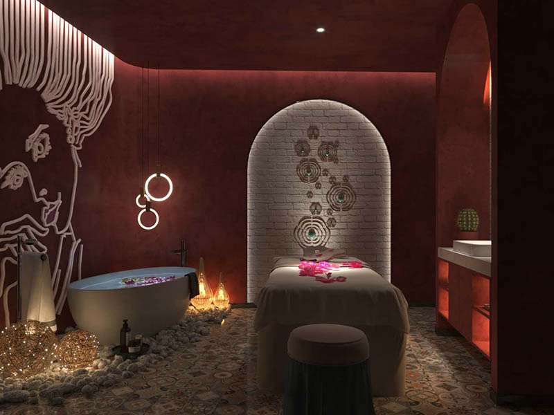 鄭州足浴店設計方案效果圖