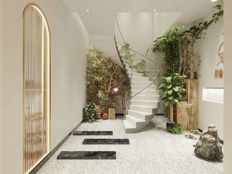 鄭州瑜伽館裝修設計效果圖