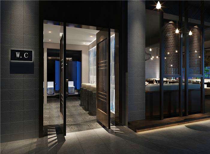 肥牛火鍋店裝修設(shè)計(jì)效果圖