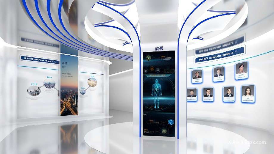 500平米企業(yè)文化展館設計