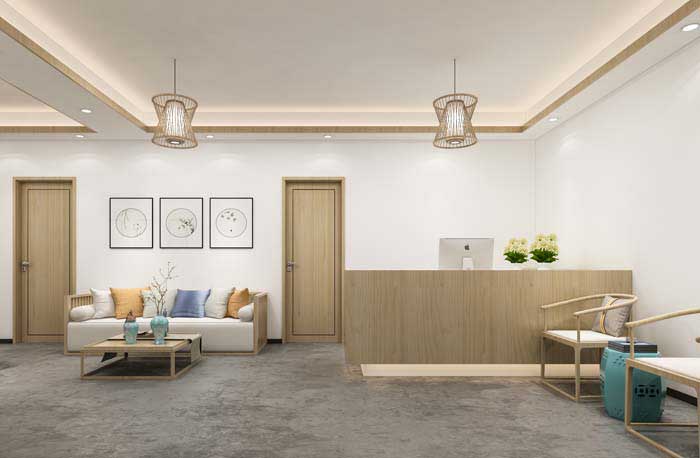 100平米茶室空間設(shè)計效果圖