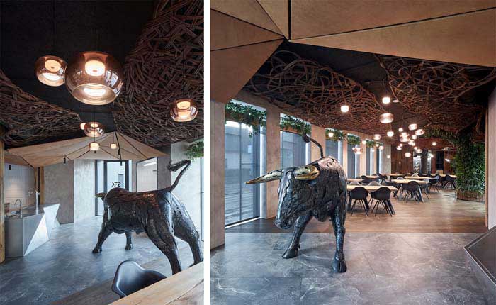 320m2鄭州金水區(qū)西餐廳設計效果圖