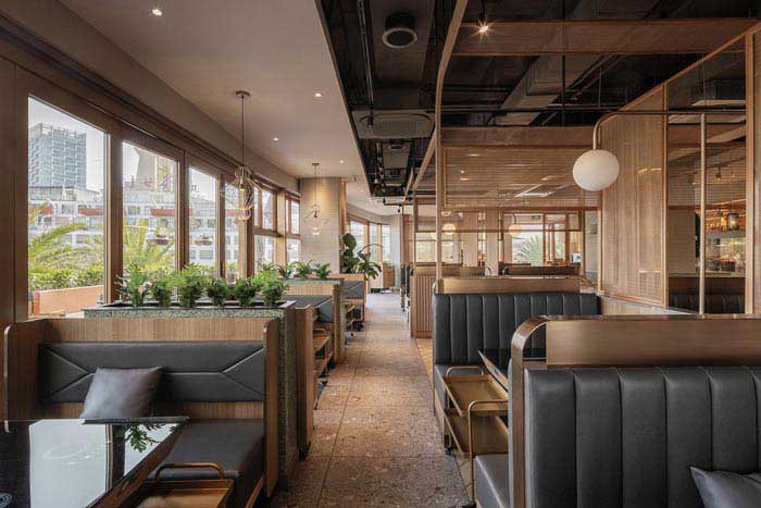 350m2鄭州火鍋店設(shè)計裝修效果圖