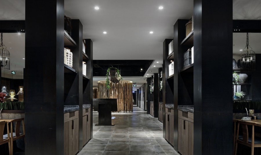 420平米中式酸菜魚(yú)餐館裝修設(shè)計(jì)效果圖