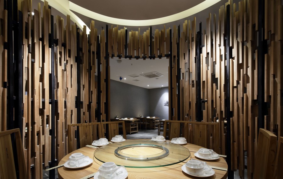 420平米中式酸菜魚(yú)餐館裝修設(shè)計(jì)效果圖