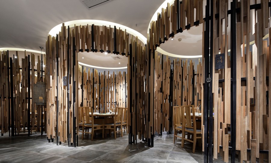 420平米中式酸菜魚(yú)餐館裝修設(shè)計(jì)效果圖