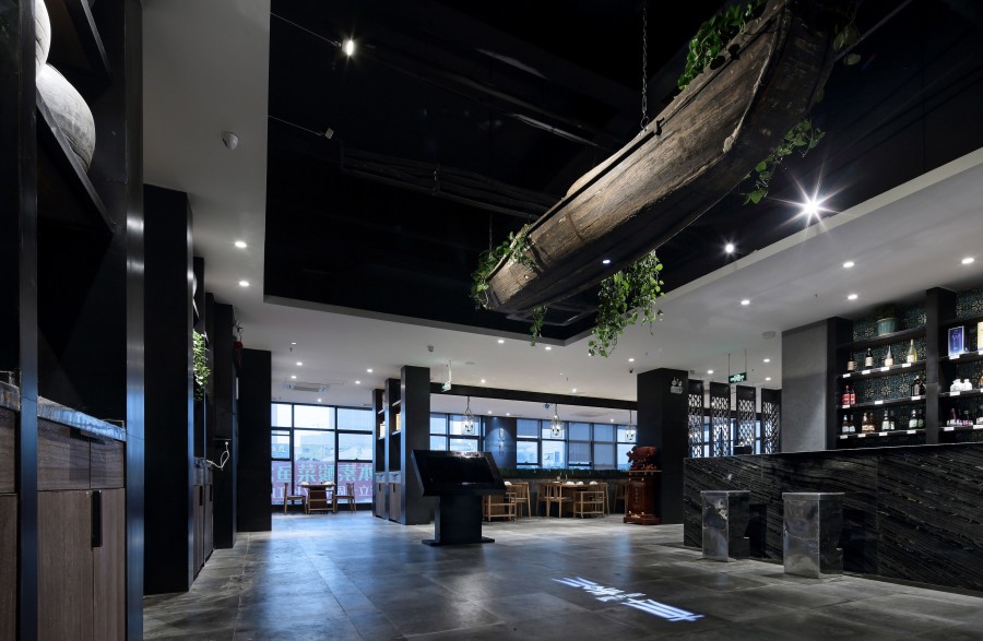 420平米中式酸菜魚(yú)餐館裝修設(shè)計(jì)效果圖