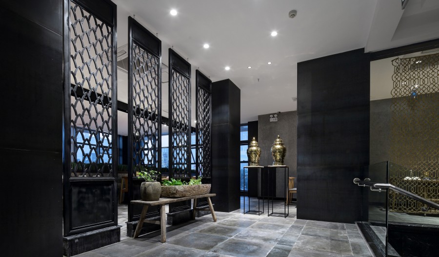 420平米中式酸菜魚(yú)餐館裝修設(shè)計(jì)效果圖