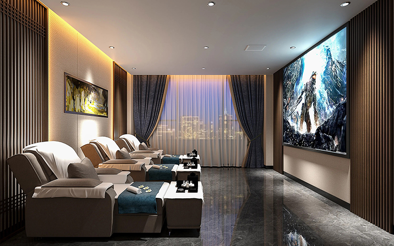 300平米足浴店裝修設(shè)計(jì)效果圖