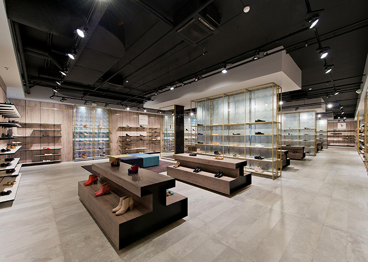 210平米工業(yè)風(fēng)格鞋店裝修設(shè)計效果圖