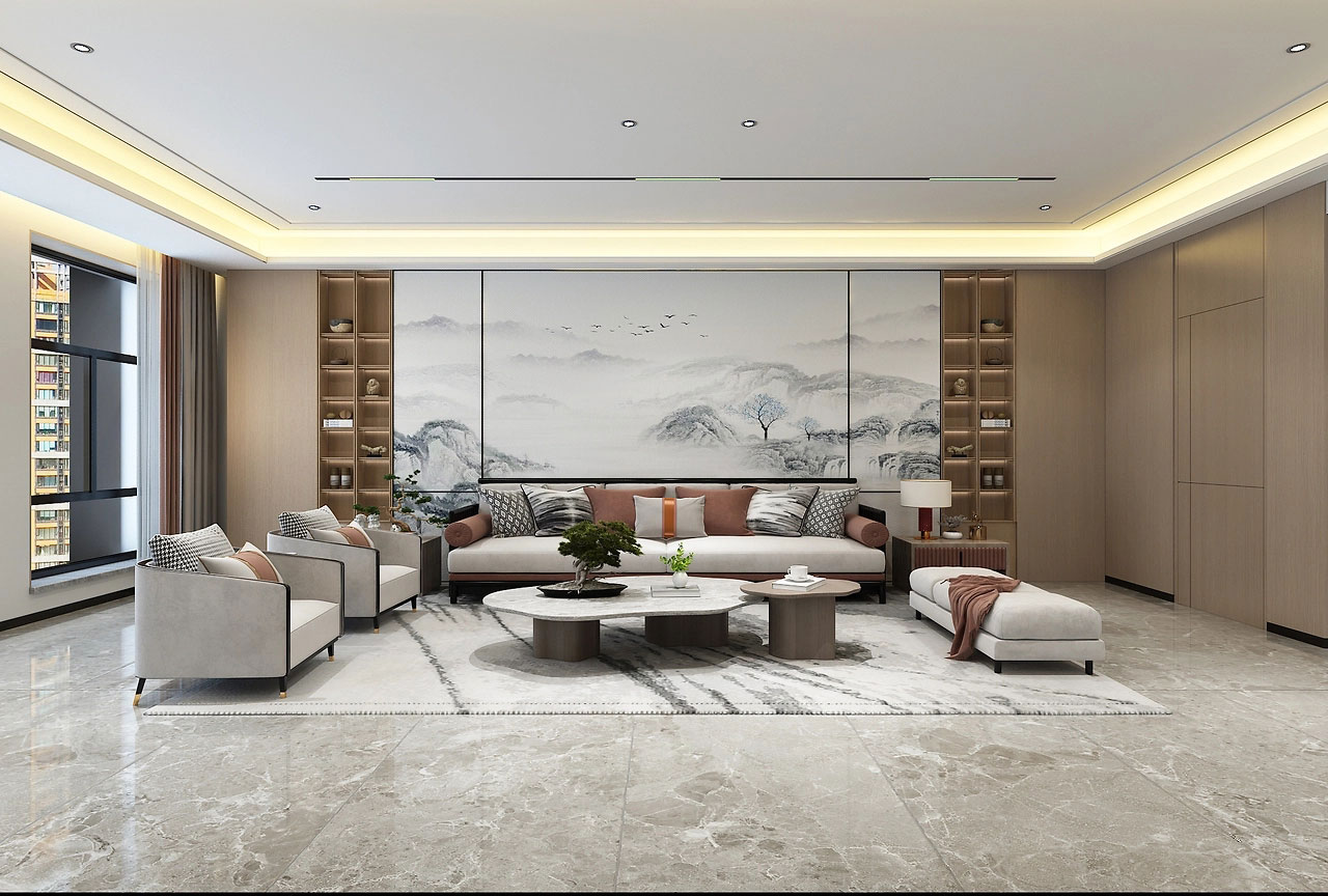 154平米董事長(zhǎng)辦公室裝修設(shè)計(jì)效果圖