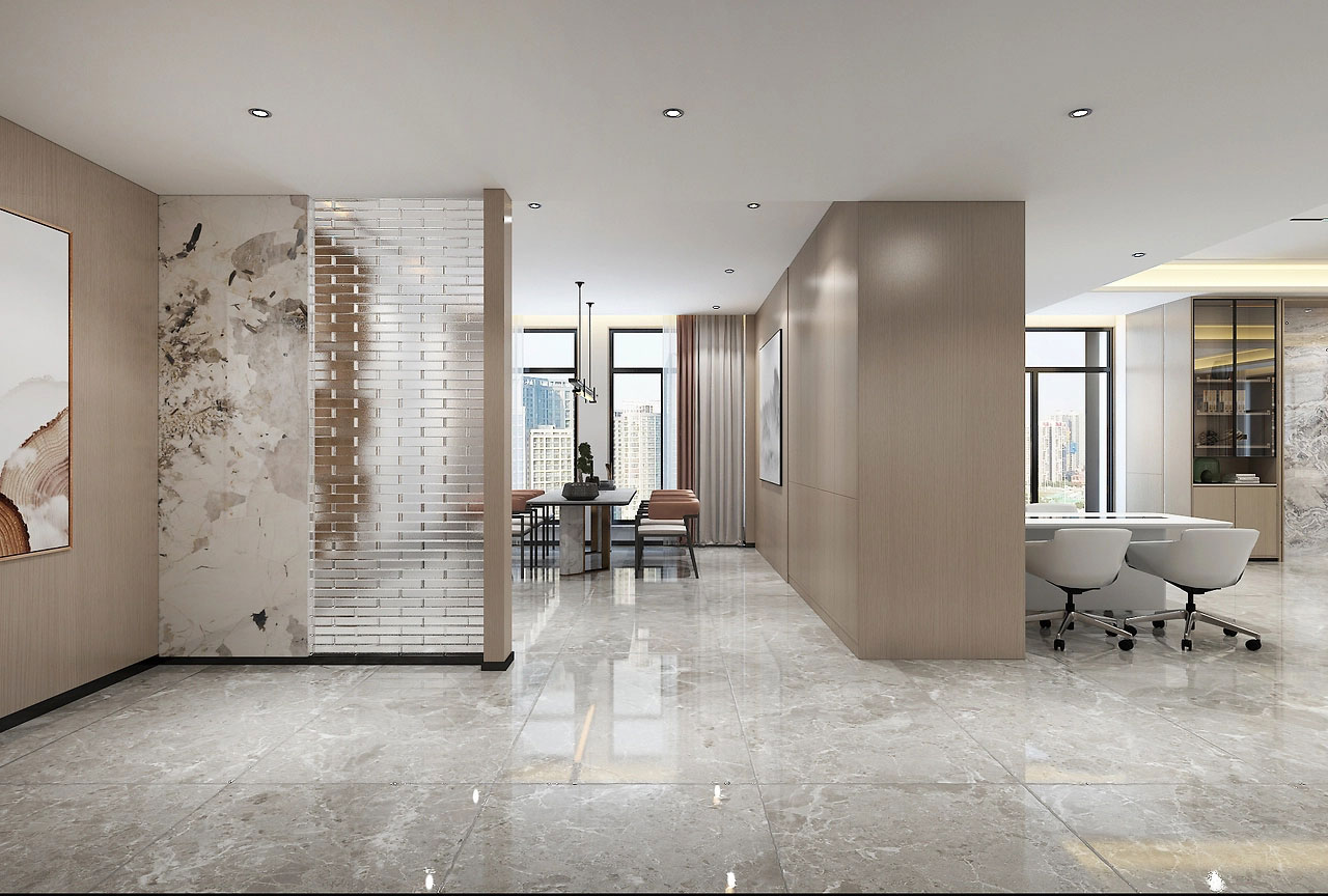 154平米董事長(zhǎng)辦公室裝修設(shè)計(jì)效果圖