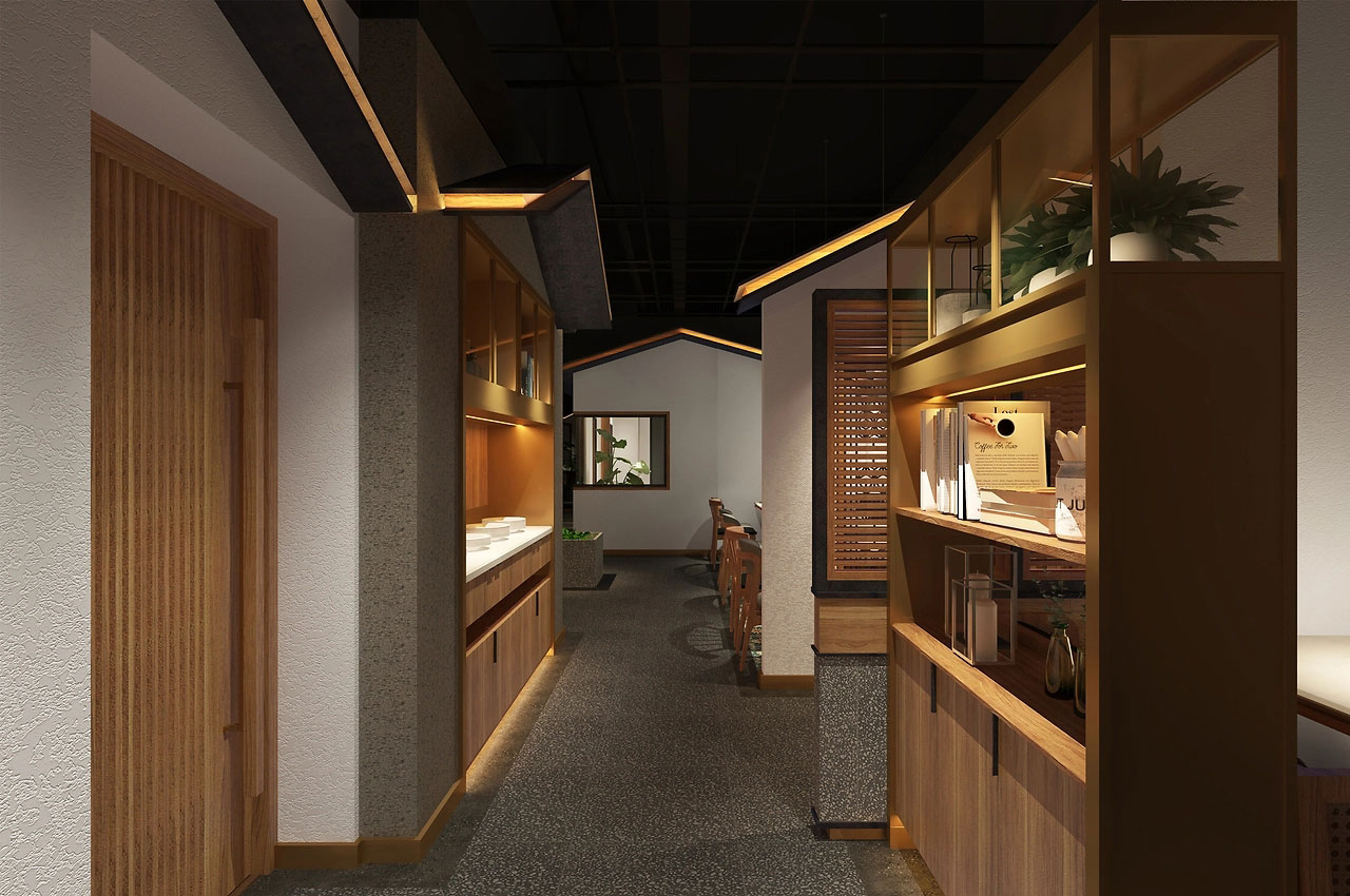 285平米鄭州中餐廳裝修設(shè)計效果圖