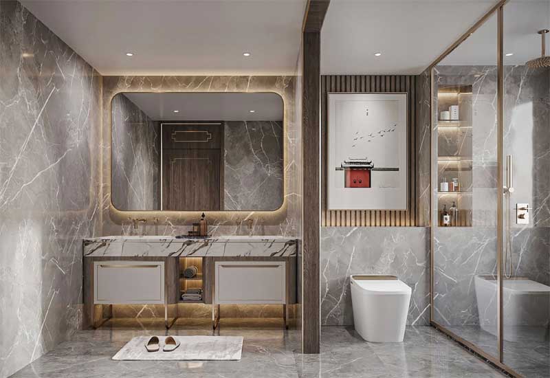 鄭州家裝設計:衛(wèi)生間太小,干濕分離布局方案