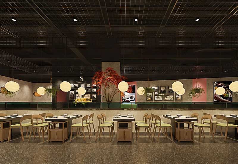 鄭州中餐廳裝修設(shè)計:解決家庭聚餐與商務(wù)宴請的分區(qū)