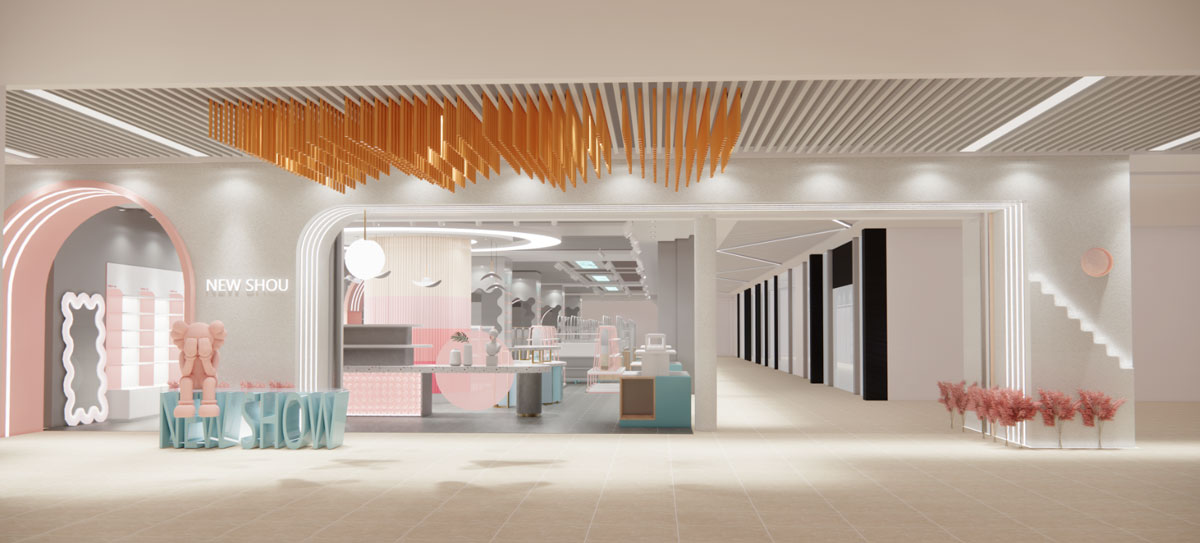 600平米女性飾品零售店面裝修設(shè)計效果圖