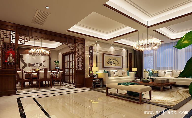 最受歡迎的中式混搭風格別墅裝修效果圖
