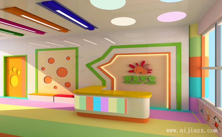 簡(jiǎn)單童趣的幼兒園咨詢(xún)中心裝修效果圖
